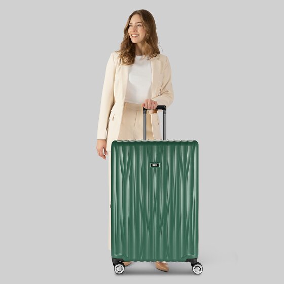 Bric's Cervia 2.0 4 roulettes Trolley L 77 cm avec soufflet d'extension