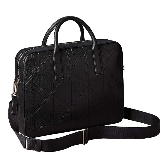 Calvin Klein Embossed Porte-documents 36 cm Compartiment pour ordinateur portable