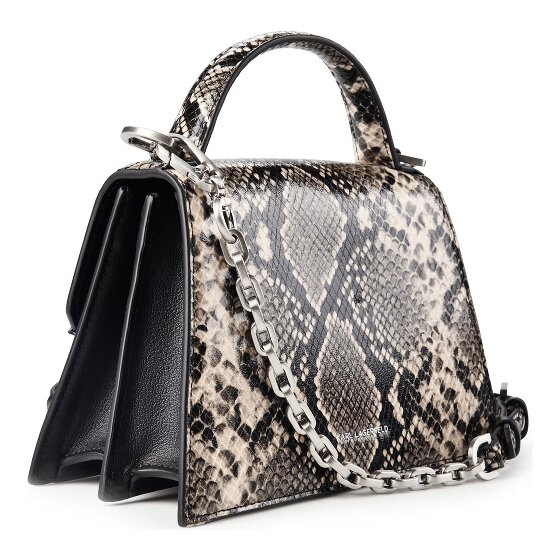 Karl Lagerfeld Signature 2.0 Sac à main Cuir véritable 22 cm