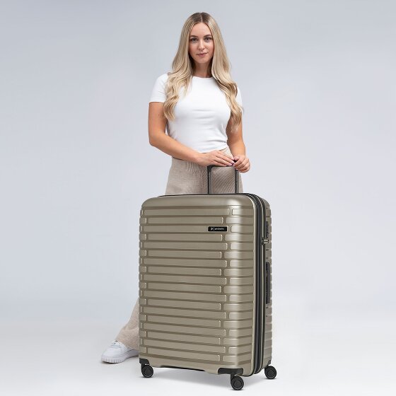 Pactastic Collection 04 THE LARGE + 4 roues Valise cabine L 75 cm avec soufflet d'extension