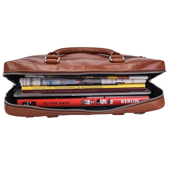 Leonhard Heyden Cambridge Porte-documents en cuir 37 cm Compartiment pour ordinateur portable