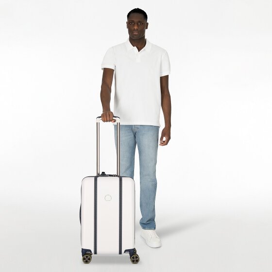 Delsey Paris Cadence 4 roulettes Trolley de cabine 55 cm avec soufflet d'extension