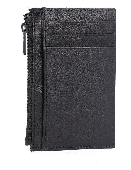 Piquadro Étui en cuir pour cartes de crédit Harper 12 cm
