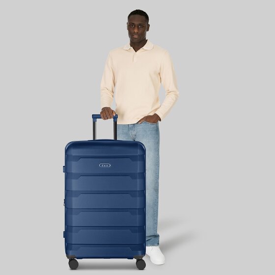 d&n South Dakota 4 roulettes Trolley L 76 cm avec soufflet d'extension