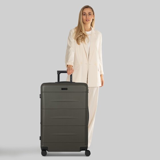 Police London 4 roues Valise cabine 74 cm avec soufflet d'extension