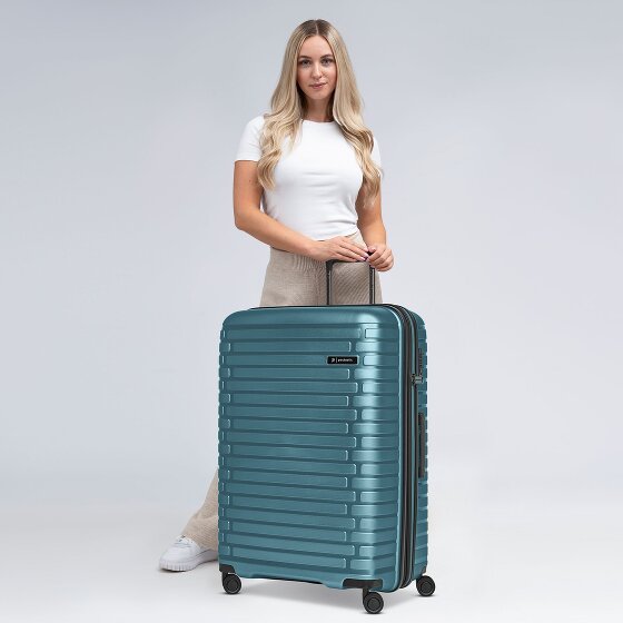 Pactastic Collection 04 THE LARGE + 4 roues Valise cabine L 75 cm avec soufflet d'extension