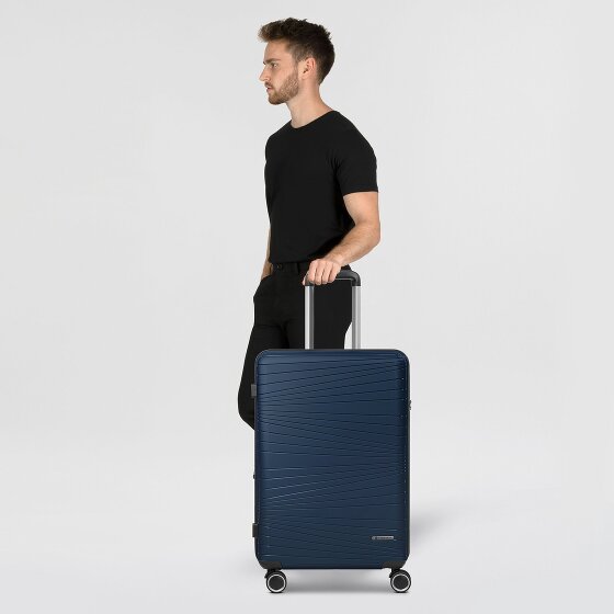 Franky Dallas 3.0 4 roues trolley M 65 cm avec soufflet d'extension