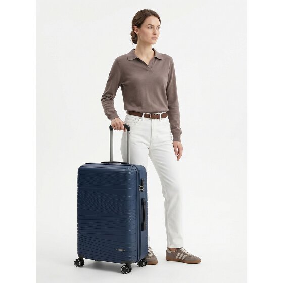 Franky Dallas 3.0 4 roues trolley M 65 cm avec soufflet d'extension