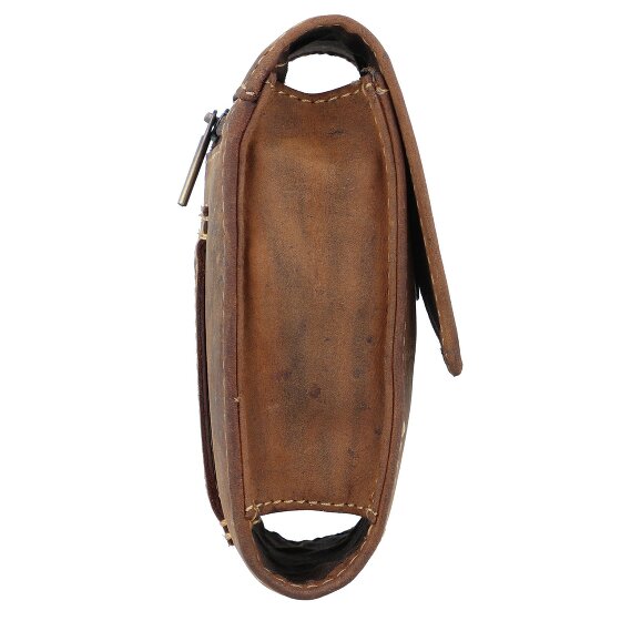 Greenburry Etui à cigarettes vintage en cuir 7,5 cm