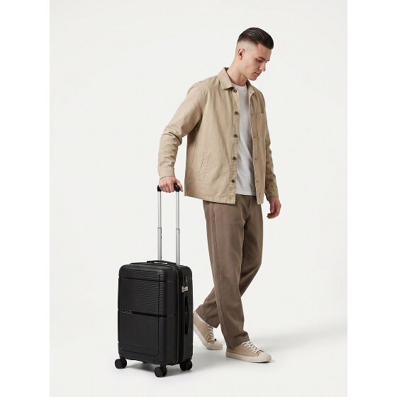 Benzi 5899 4 roues Valise cabine M 57 cm avec soufflet d'extension