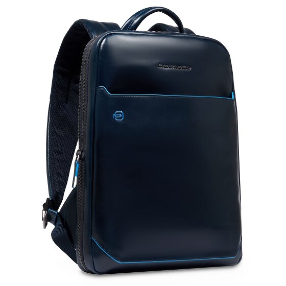 Piquadro Blue Square Daypack Protection RFID Cuir 37 cm Compartiment pour ordinateur portable
