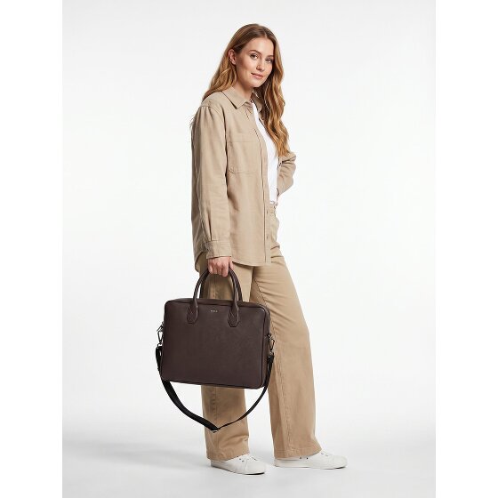Boss Northon Attaché-case Cuir véritable 38 cm