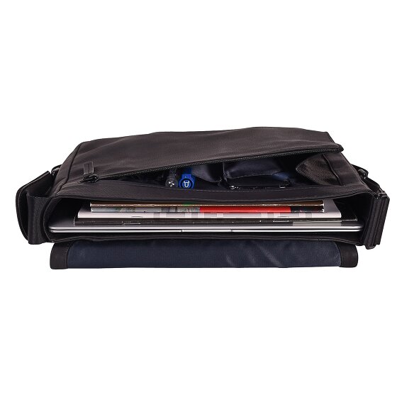 Leonhard Heyden Den Haag Messenger en cuir 31 cm