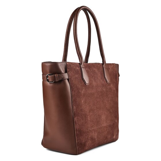 Guess Anitha Sac de shopper Cuir véritable 45 cm