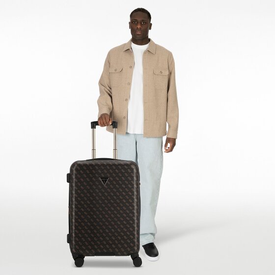 Guess Jesco 4 roulettes Trolley 64 cm avec soufflet d'extension