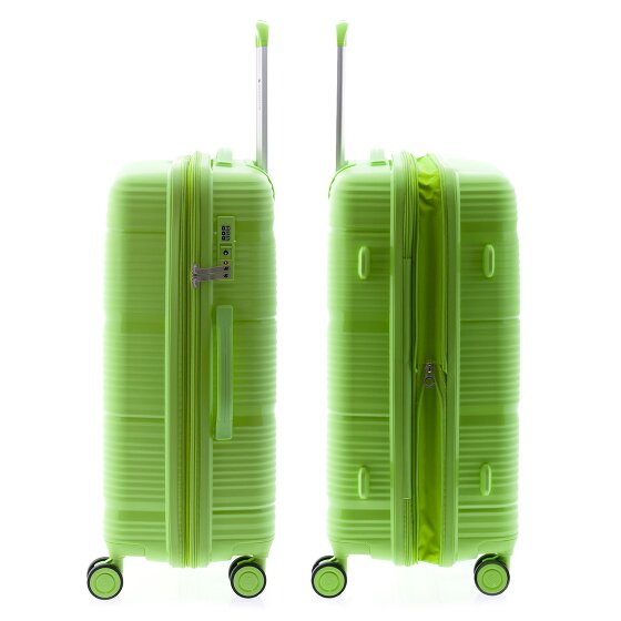 Gladiator 0800 4 roulettes Trolley 65 cm avec soufflet d'extension