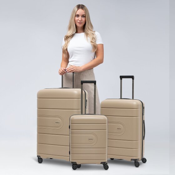 Redolz Essentials 11 3-SET 4 roulettes Set de valises 3 pièces