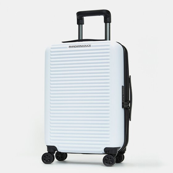 Mandarina Duck Tank Case 4 roulettes Trolley de cabine S 55 cm avec soufflet d'extension