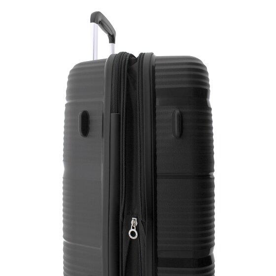 Gladiator 0800 4 roues Valise cabine 65 cm avec soufflet d'extension