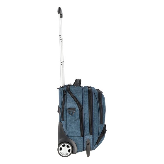 Dermata 2 roues Valise business 41 cm Compartiment ordinateur