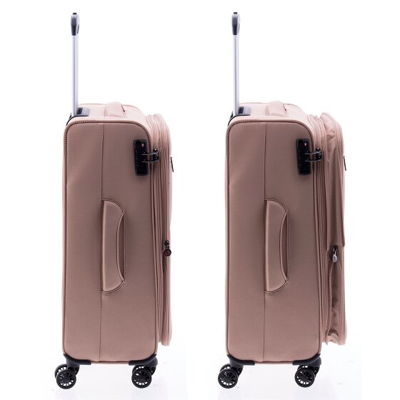 Gladiator 3700 4 roulettes Trolley 66 cm avec soufflet d'extension