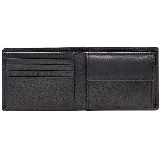 Strellson Blackwall BillFold H8 Porte-monnaie en cuir RFID 10,5 cm
