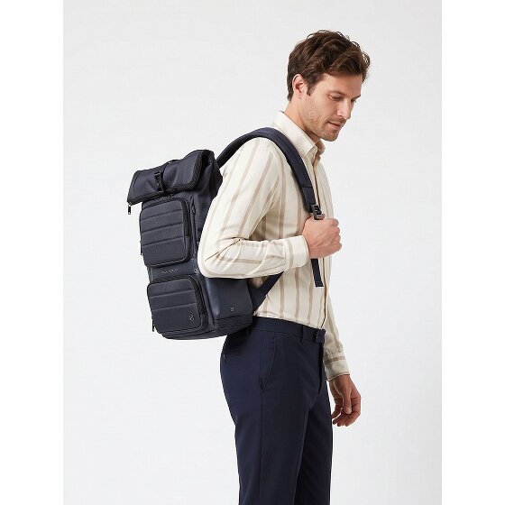 Piquadro Oberon Daypack Protection RFID 48 cm Compartiment ordinateur