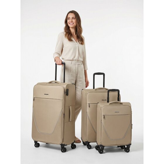 Stratic taska 4 roues Set de valises 3 pièces avec soufflet d'extension