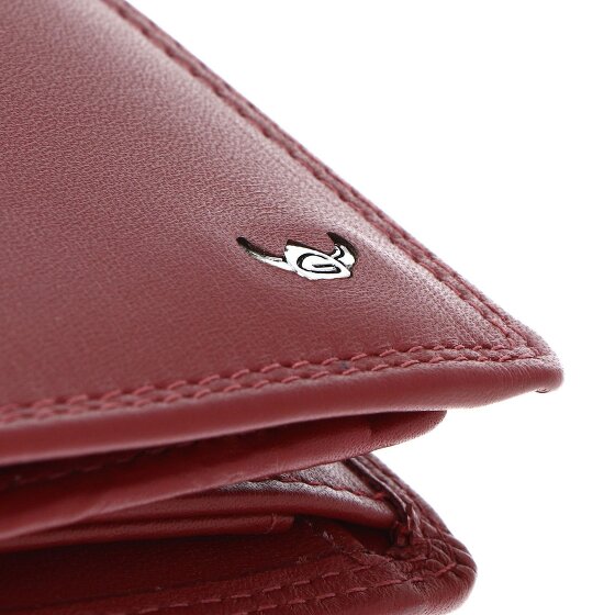 Golden Head Polo Porte-monnaie Protection RFID Cuir véritable 9 cm