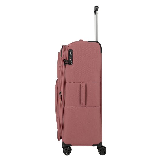 Travelite Kick Off 4 roues Valise cabine L 78 cm avec soufflet d'extension