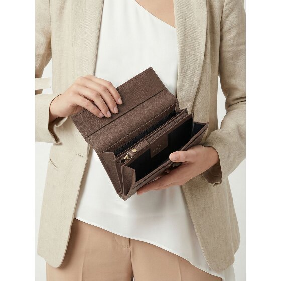 Lazarotti Bologna Leather Porte-monnaie Cuir véritable 19 cm