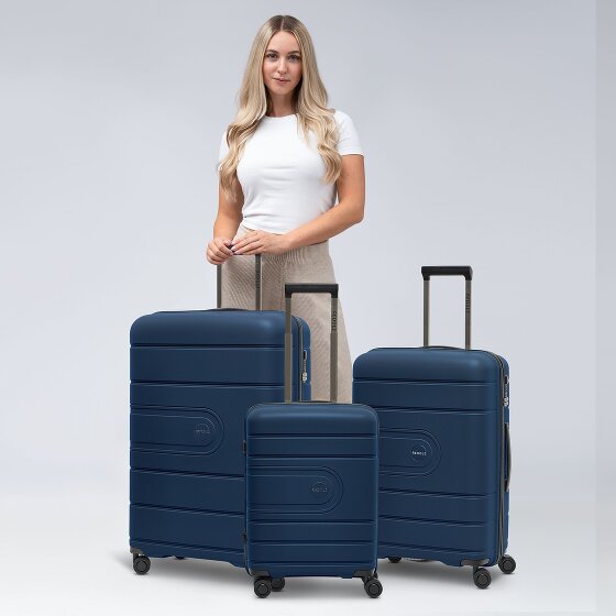 Redolz Essentials 11 3-SET 4 roulettes Set de valises 3 pièces