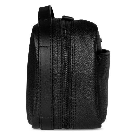 bugatti Black Trousse de toilette Cuir véritable 21 cm