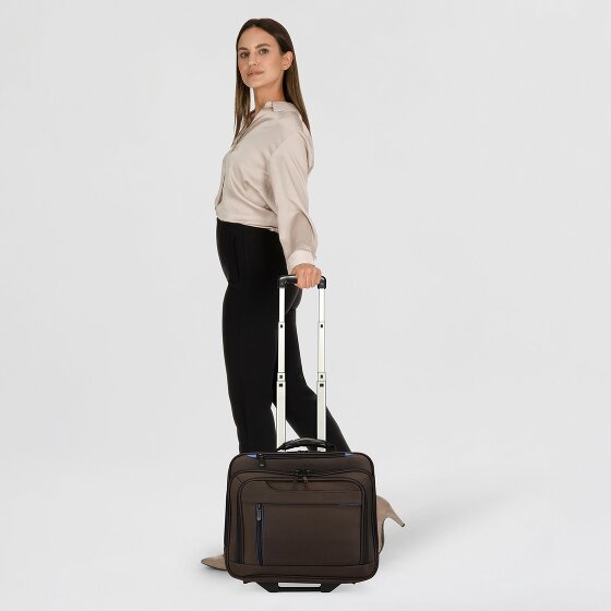 Dermata Trolley business à 2 roulettes 42 cm, compartiment pour ordinateur portable