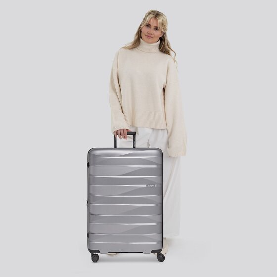 Bergpfeil Travel 4-roll Trolley L 75 cm avec soufflet d'extension