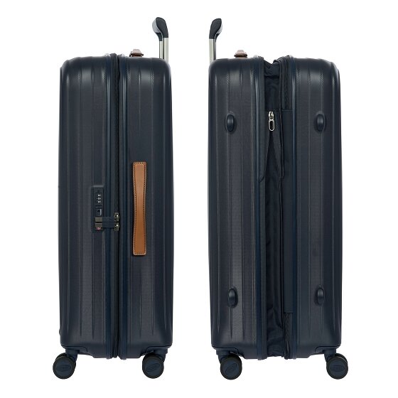 Bric's Taormina 4 roulettes Trolley 75 cm avec soufflet d'extension