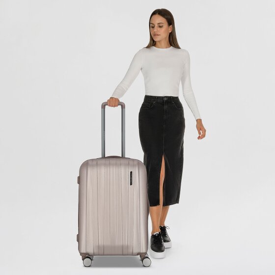 Polestream Moonrock 4 roulettes Trolley M 69 cm avec soufflet d'extension