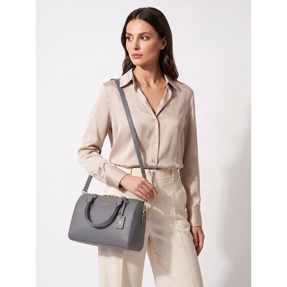 Lazarotti Sac bowling en cuir de Bologne, sac à main, sac à bandoulière, Cuir, 26 cm