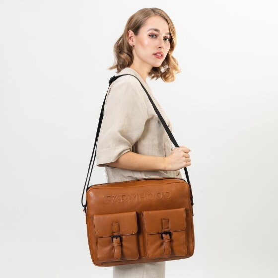 Farmhood Memphis Porte-documents Messenger Cuir 38 cm Compartiment pour ordinateur portable