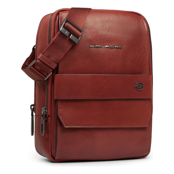Piquadro Solm Sac à bandoulière Cuir véritable 25 cm