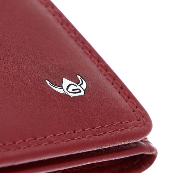 Golden Head Polo Porte-monnaie Protection RFID Cuir véritable 10 cm