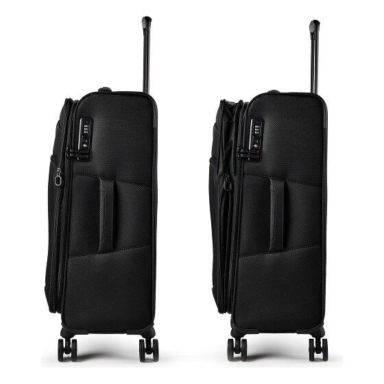 d&n Travel Line 9804 4 roues Set de valises 3 pièces avec soufflet d'extension