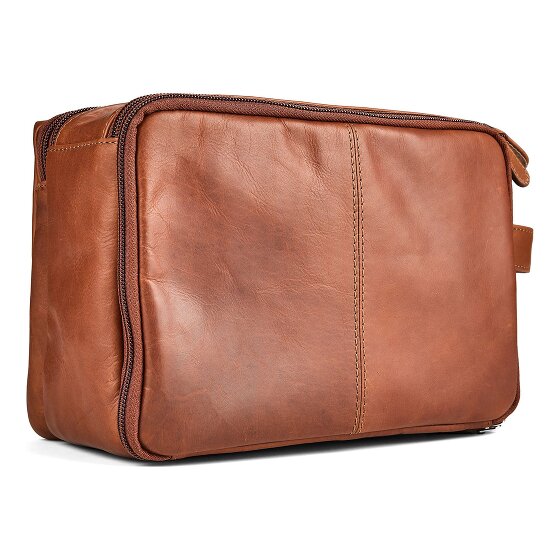Esquire Dallas Trousse de toilette Cuir véritable 25 cm