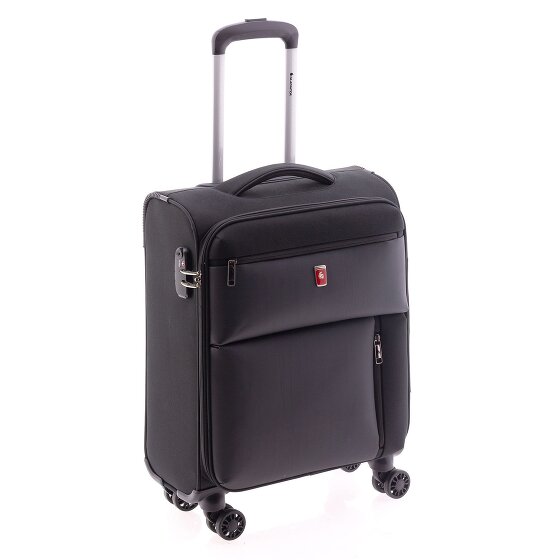 Gladiator 3700 4 roulettes Trolley de cabine 55 cm avec soufflet d'extension