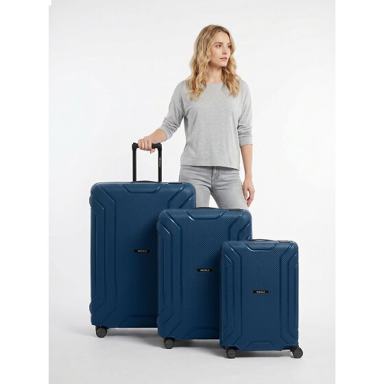 Redolz Essentials 15 Set de valises à 4 roulettes 3 pièces avec fermeture à trois points