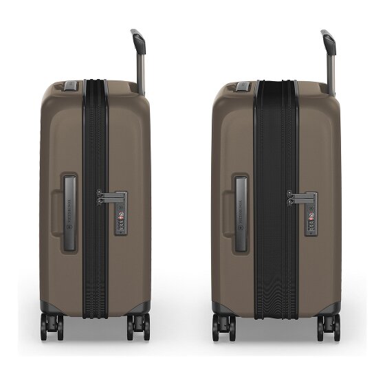 Victorinox Airox Advanced 4 roues Valise cabine S 55 cm Compartiment ordinateur '"avec soufflet d''extension"'