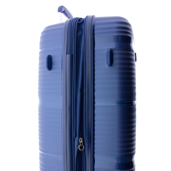 Gladiator 0800 4 roulettes Trolley 76 cm avec soufflet d'extension