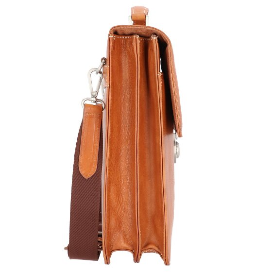 Leonhard Heyden Bergamo Porte-documents en cuir 40 cm Compartiment pour ordinateur portable