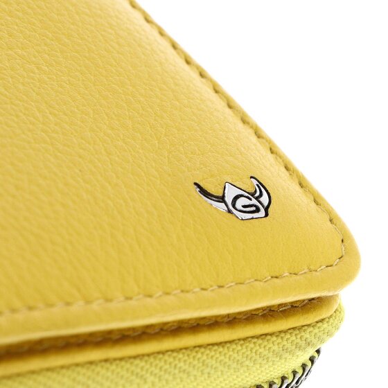 Golden Head Madrid Porte-monnaie Protection RFID Cuir véritable 11.5 cm