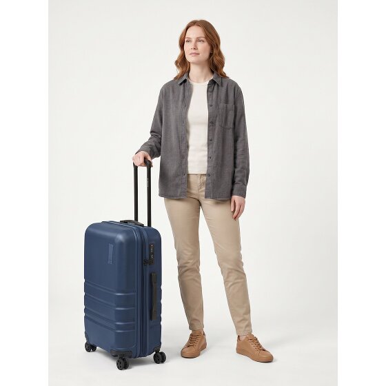 Redolz Pro ABS Medium+ 4 roues Valise cabine 65 cm avec soufflet d'extension